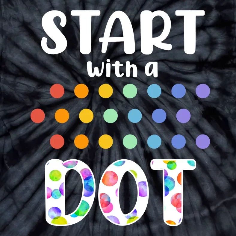 Start With A Dot Inernational Dot Day Tie-Dye T-Shirt