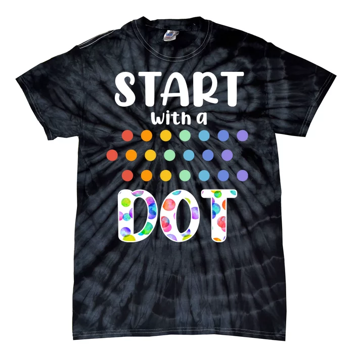 Start With A Dot Inernational Dot Day Tie-Dye T-Shirt