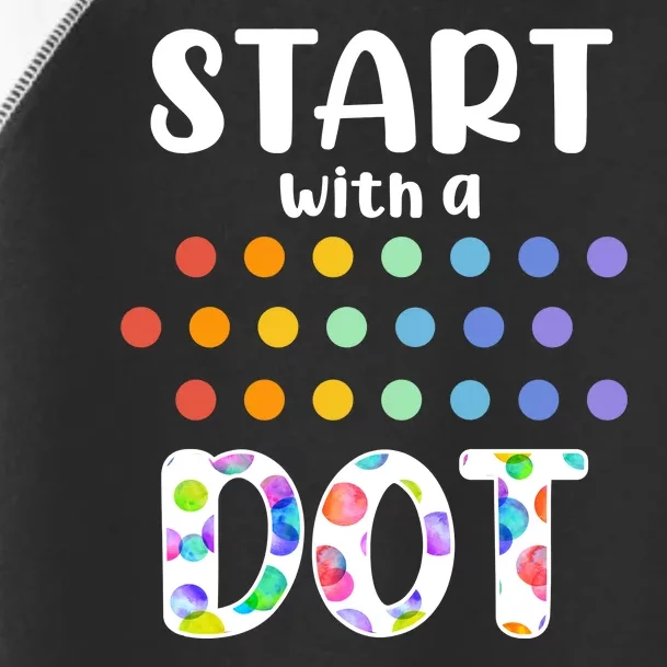 Start With A Dot Inernational Dot Day Toddler Fine Jersey T-Shirt