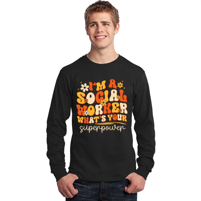 Social Worker Appreciation Month Funny Work Love Long Sleeve Shirt