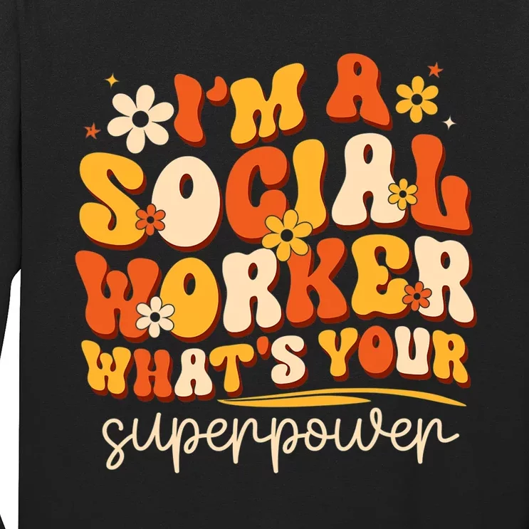 Social Worker Appreciation Month Funny Work Love Long Sleeve Shirt