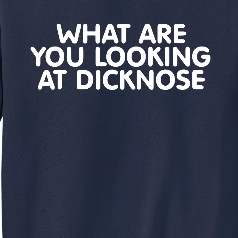 Saying What Are You Looking At Dicknose Sweatshirt