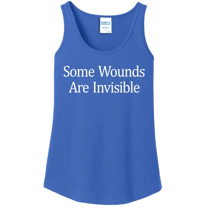 Some Wounds Are Invisible Gift Ladies Essential Tank