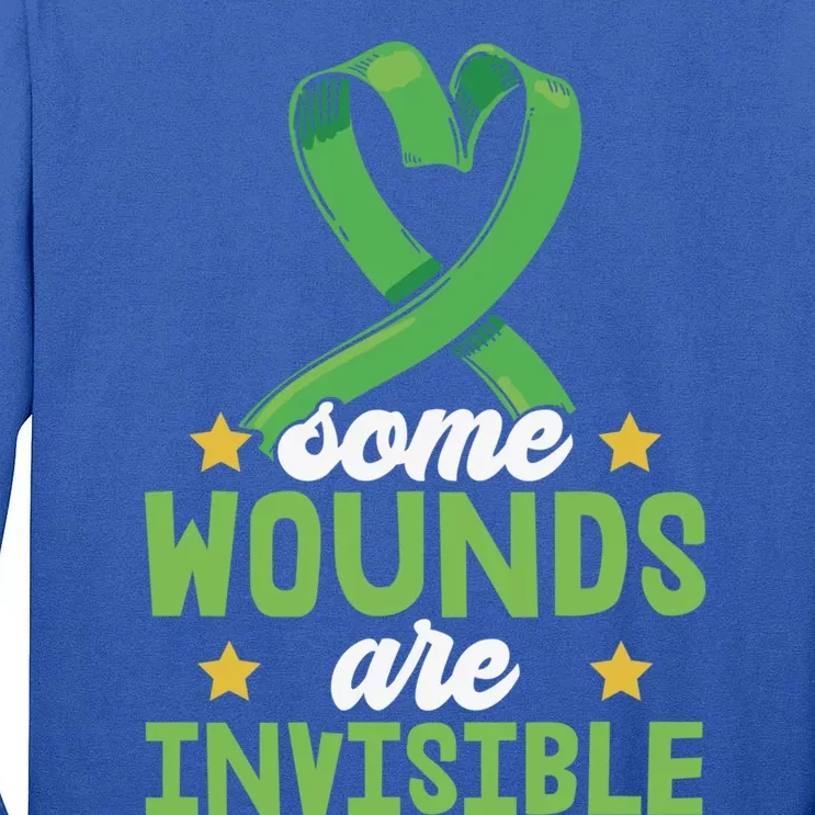 Some Wounds Are Invisible Depression Support Tal Health Gift Tall Long Sleeve T-Shirt