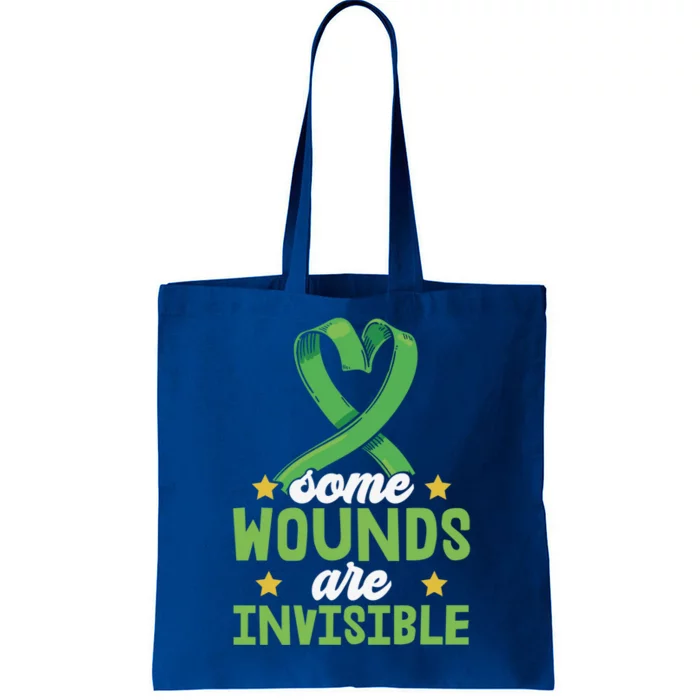 Some Wounds Are Invisible Depression Support Tal Health Gift Tote Bag