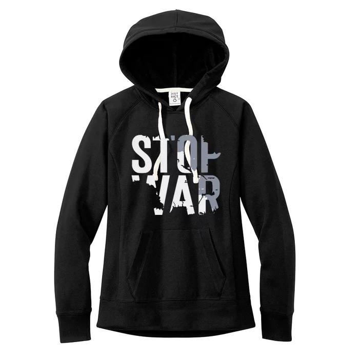 Stop War And Make Peace Women's Fleece Hoodie