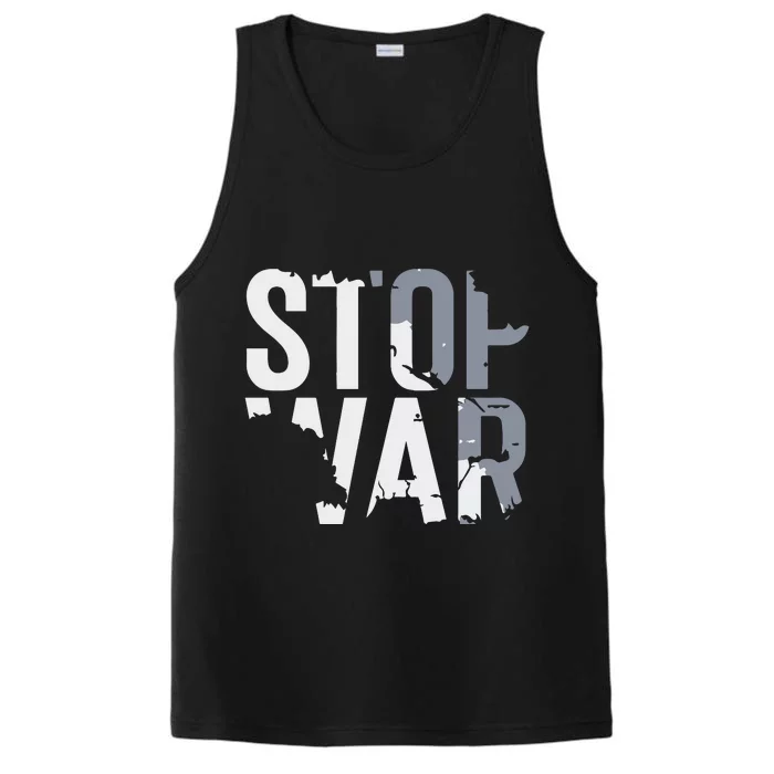 Stop War And Make Peace Performance Tank