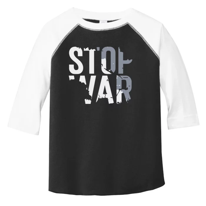 Stop War And Make Peace Toddler Fine Jersey T-Shirt