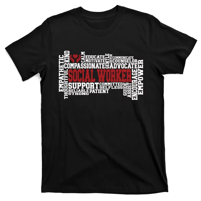 Social Worker Advocate Support Empower T-Shirt