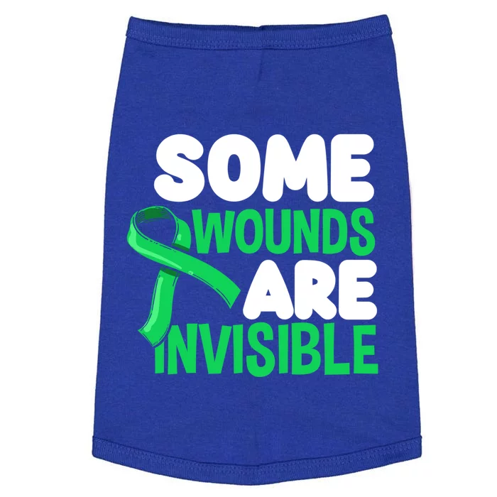 Some Wounds Are Invisible Tal Health Warrior Gift Doggie Tank