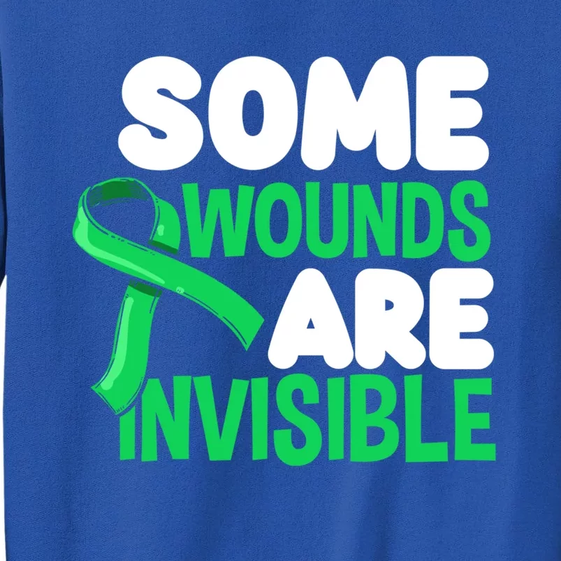 Some Wounds Are Invisible Tal Health Warrior Gift Sweatshirt