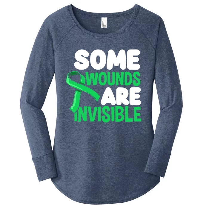 Some Wounds Are Invisible Tal Health Warrior Gift Women's Perfect Tri Tunic Long Sleeve Shirt