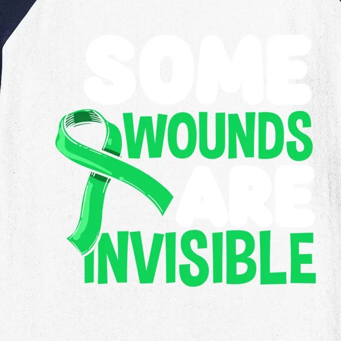 Some Wounds Are Invisible Tal Health Warrior Gift Baseball Sleeve Shirt