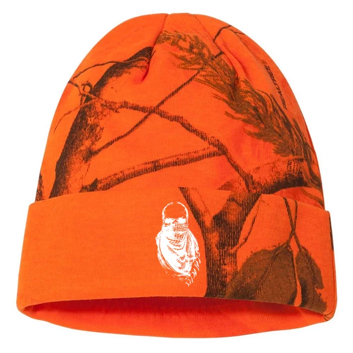 Skull With Arabic Kati - 12in Camo Beanie