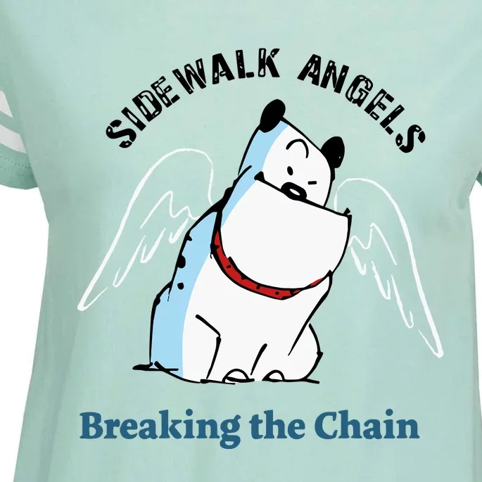 Side Walk Angels Breaking The Chain Guard Dog Enza Ladies Jersey Football T-Shirt