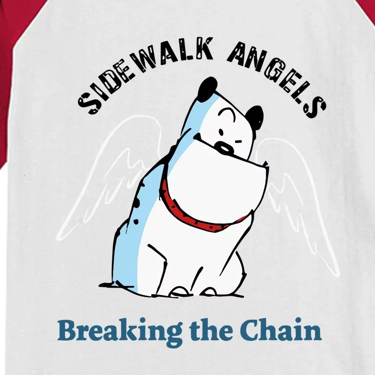 Side Walk Angels Breaking The Chain Guard Dog Kids Colorblock Raglan Jersey