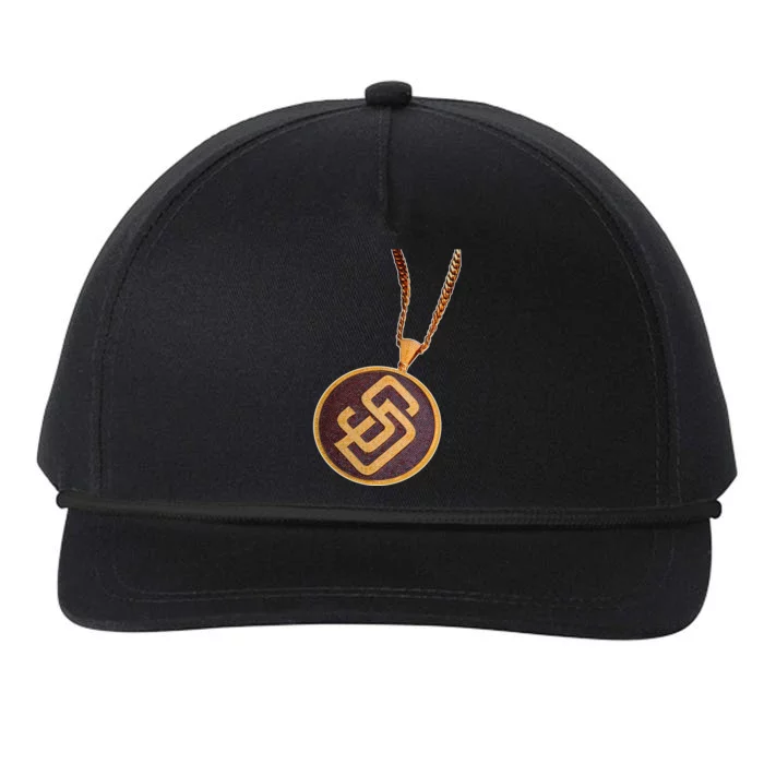 Swag Chain San Diego Baseball Home Run Snapback Five-Panel Rope Hat