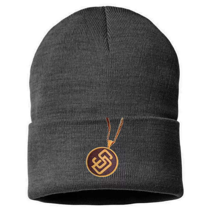 Swag Chain San Diego Baseball Home Run Sustainable Knit Beanie