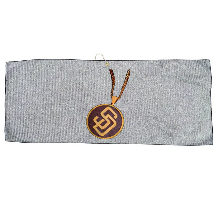 Swag Chain San Diego Baseball Home Run Large Microfiber Waffle Golf Towel