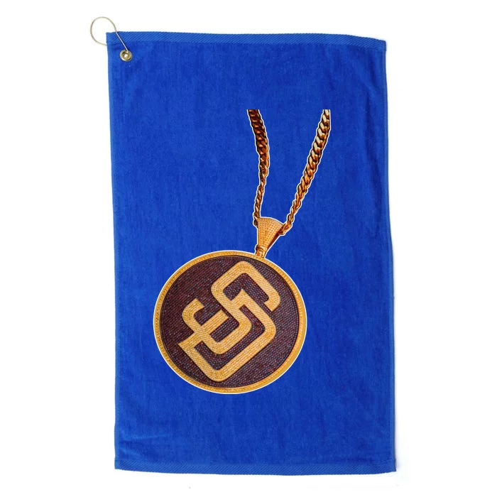 Swag Chain San Diego Baseball Home Run Platinum Collection Golf Towel