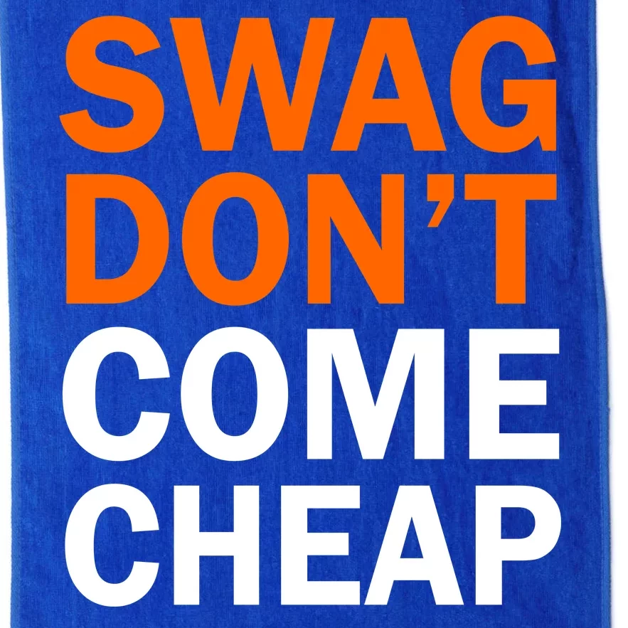 Swag Don't Come Cheap Platinum Collection Golf Towel