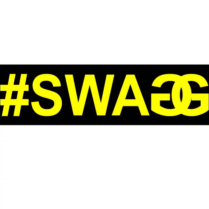 #Swag Logo Bumper Sticker