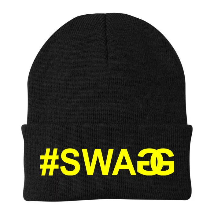 #Swag Logo Knit Cap Winter Beanie