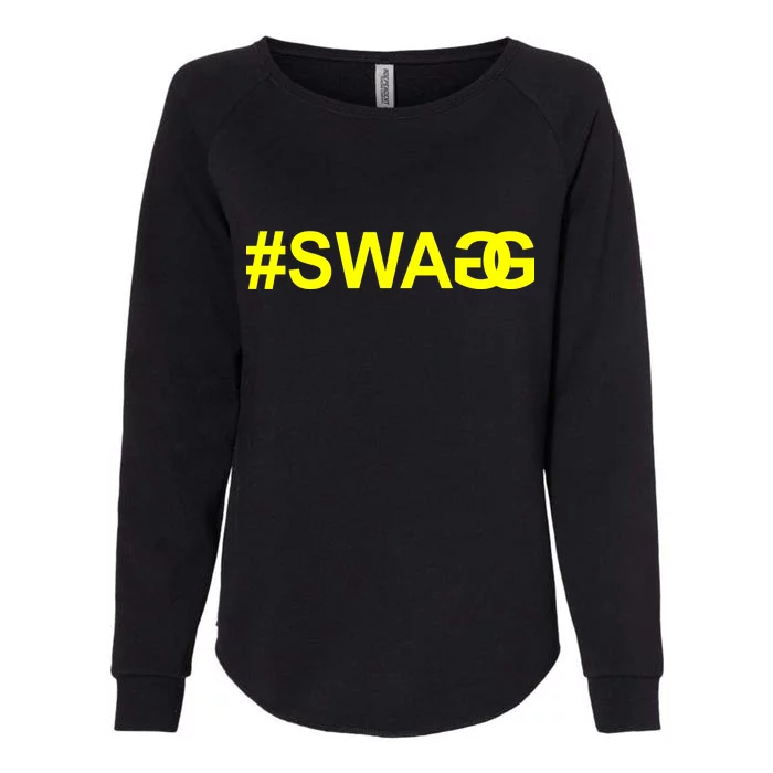 #Swag Logo Womens California Wash Sweatshirt