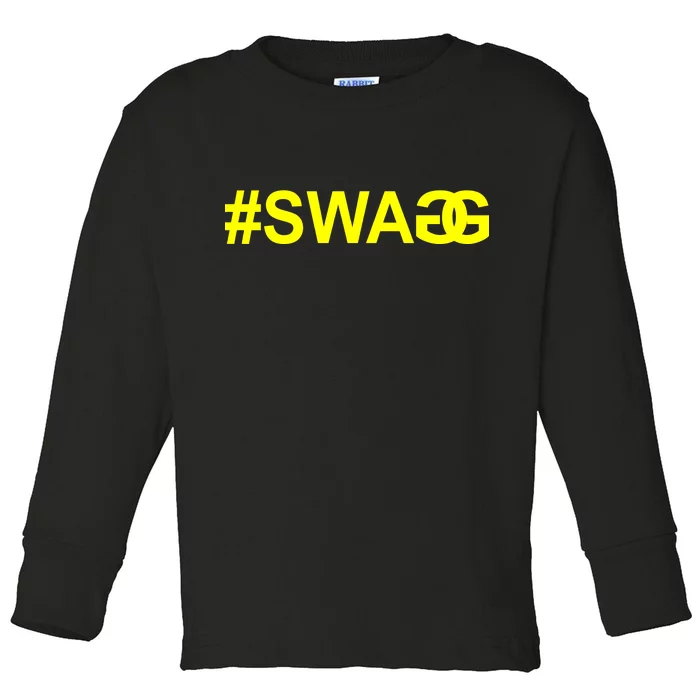 #Swag Logo Toddler Long Sleeve Shirt