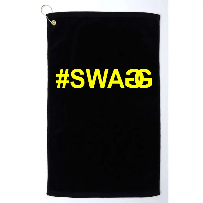 #Swag Logo Platinum Collection Golf Towel