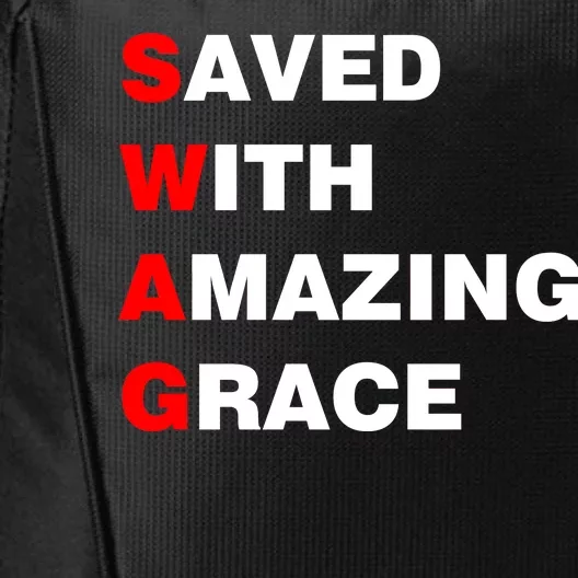 Swag Saved With Amazing Grace City Backpack