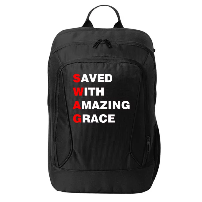 Swag Saved With Amazing Grace City Backpack