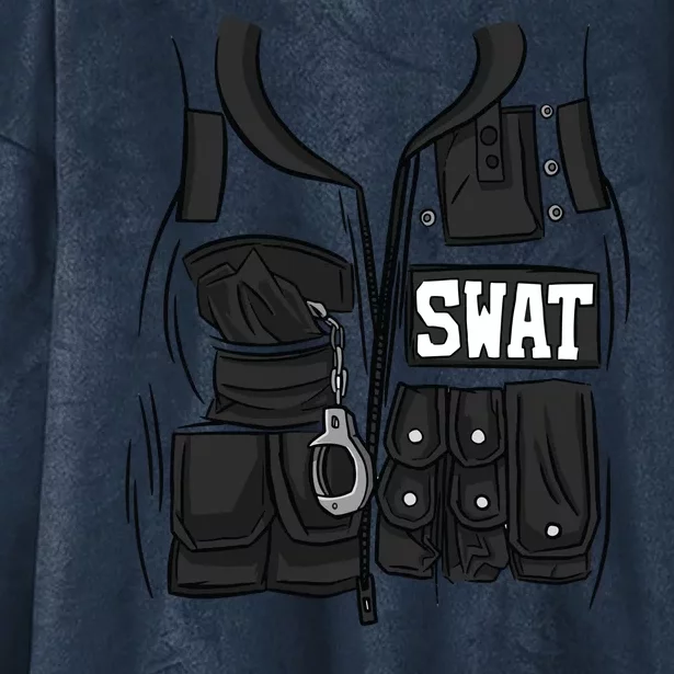 Swat Vest Uniform Hooded Wearable Blanket