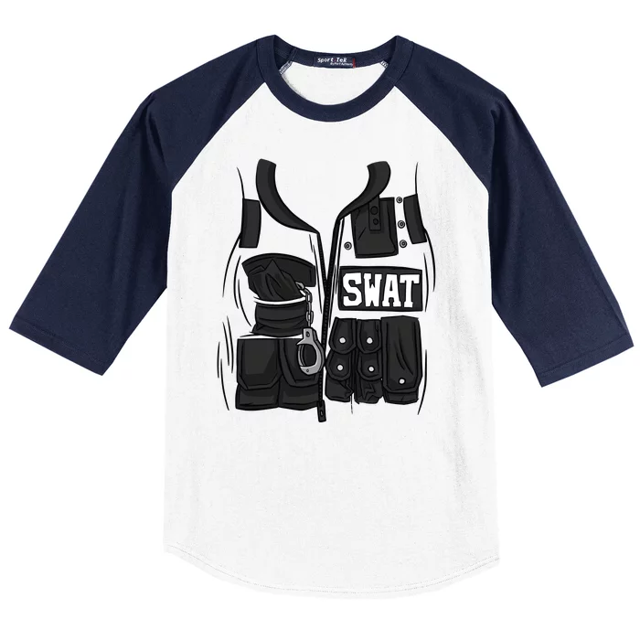 Swat Vest Uniform Baseball Sleeve Shirt