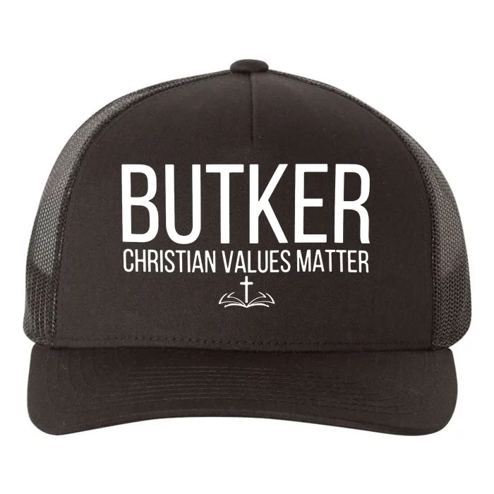 Stand With Butker Yupoong Adult 5-Panel Trucker Hat