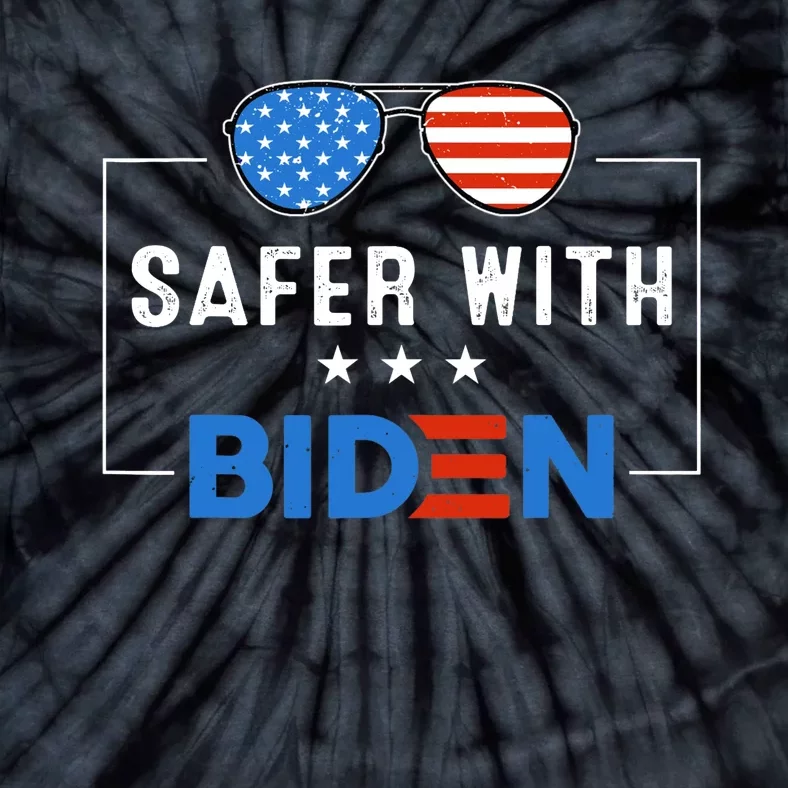 Safer With Biden Tie-Dye T-Shirt