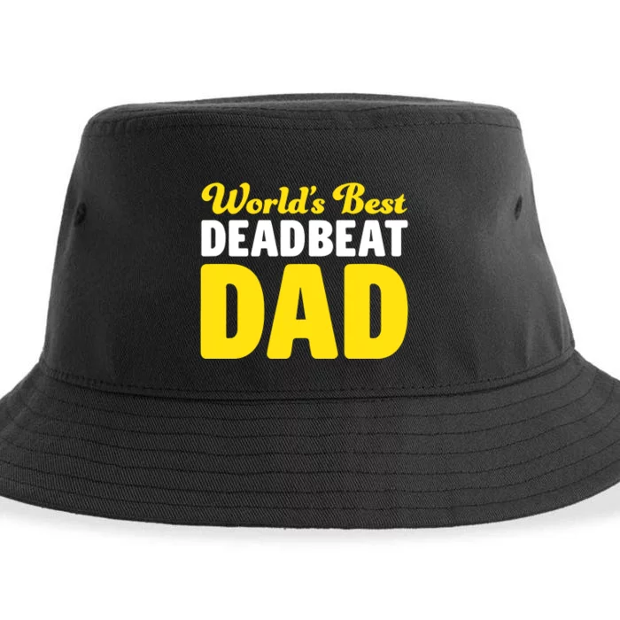 Shitheadsteve WorldS Best Deadbeat Dad Sustainable Bucket Hat