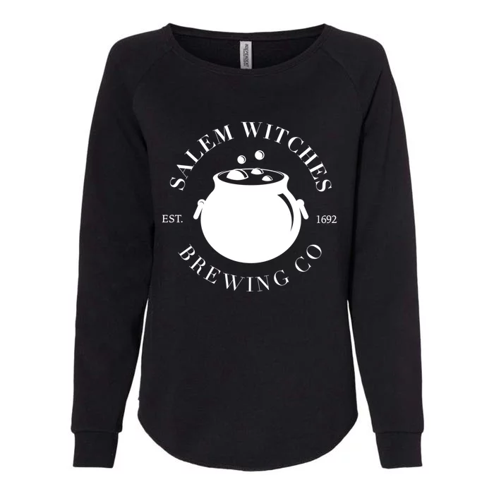 Salem Witches Brewing Company Est 1692 Halloween Gift Womens California Wash Sweatshirt