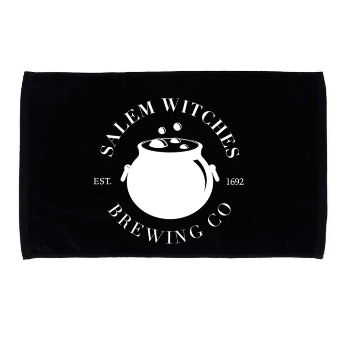 Salem Witches Brewing Company Est 1692 Halloween Gift Microfiber Hand Towel