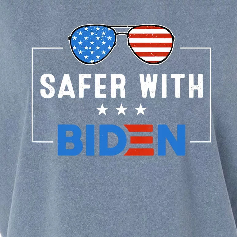 Safer With Biden Garment-Dyed Women's Muscle Tee