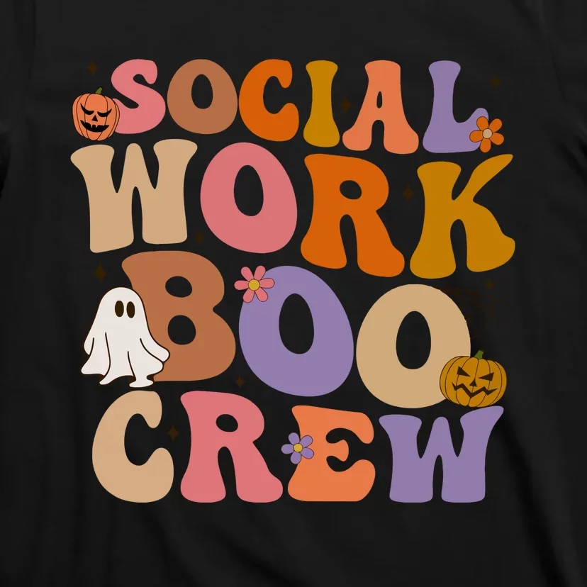 Social Worker Boo Crew Halloween T-Shirt