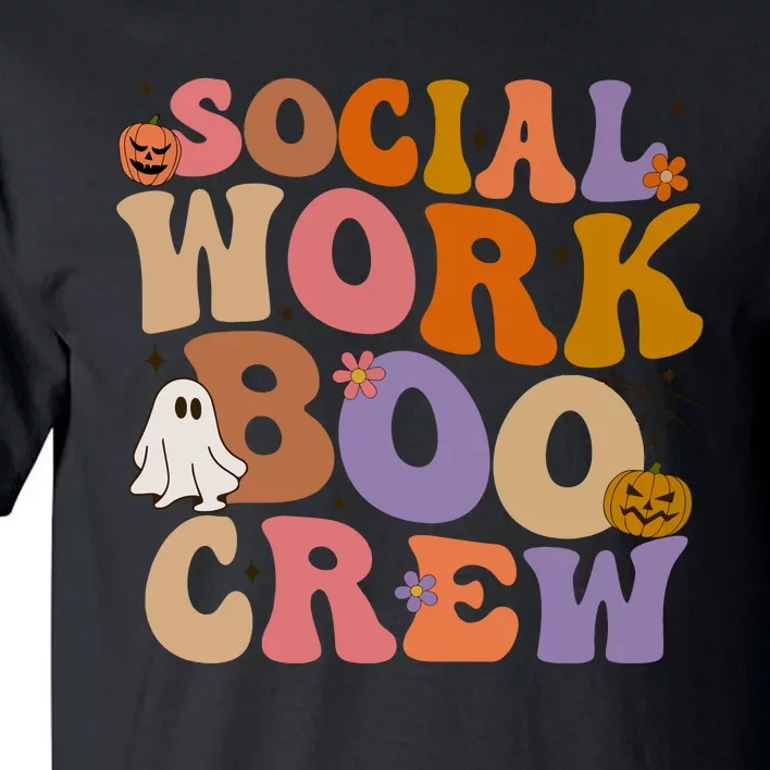 Social Worker Boo Crew Halloween Tall T-Shirt