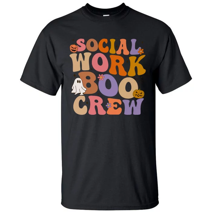 Social Worker Boo Crew Halloween Tall T-Shirt