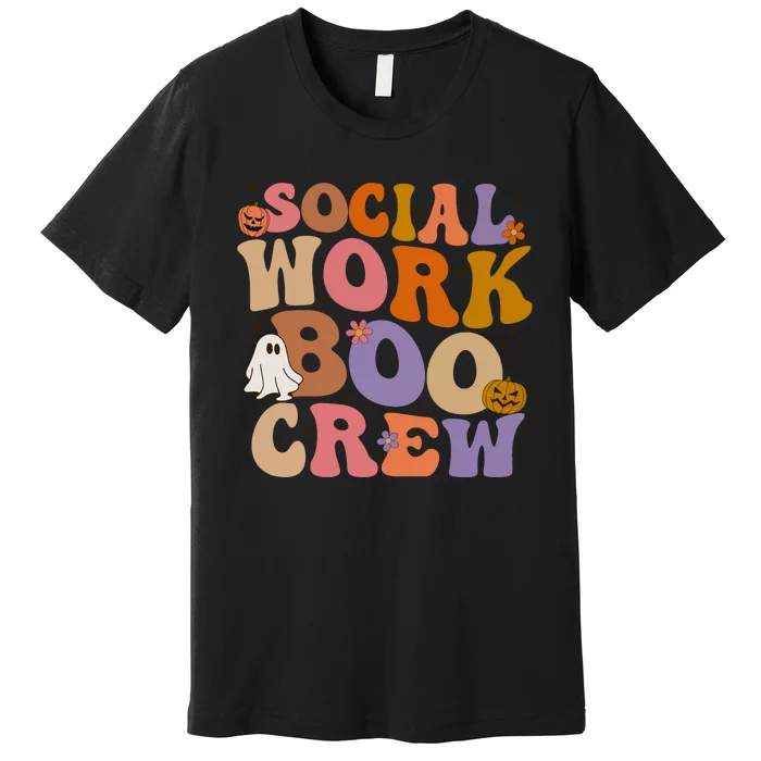 Social Worker Boo Crew Halloween Premium T-Shirt