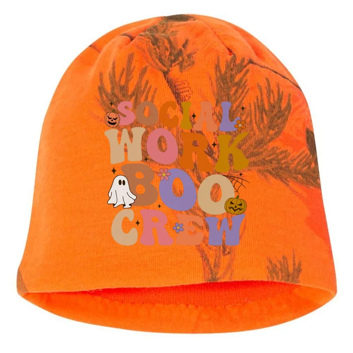 Social Worker Boo Crew Halloween Kati - Camo Knit Beanie