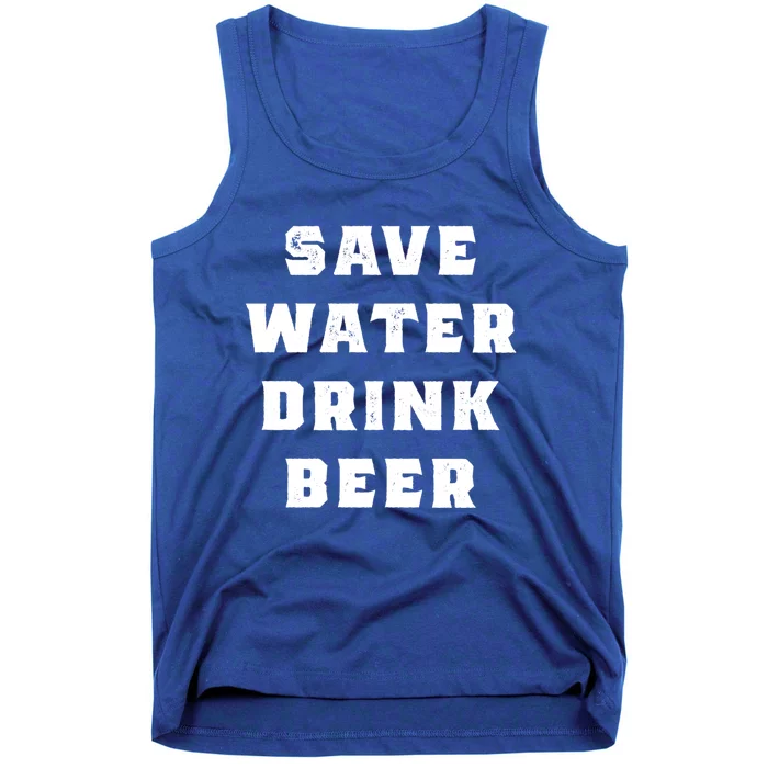 Save Water Beer Funny Gift Tank Top