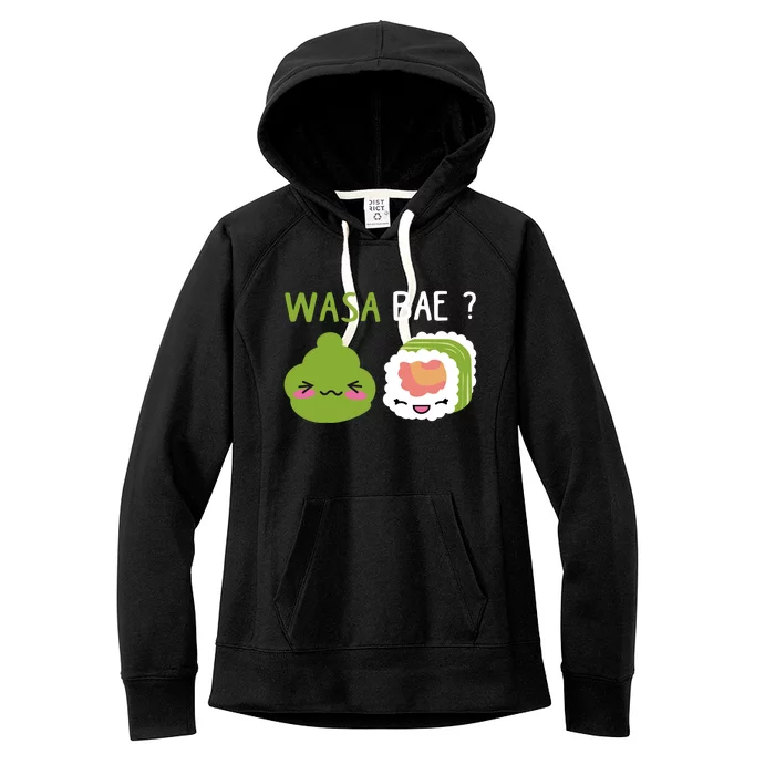 Sushi Wasa Bae Funny Sushi Lover Gift Women's Fleece Hoodie