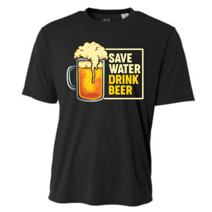 Save Water Beer Gift Cooling Performance Crew T-Shirt