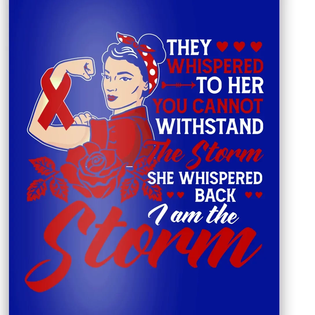 She Whispered Back I Am The Storm Open Heart Surgery Gift Poster