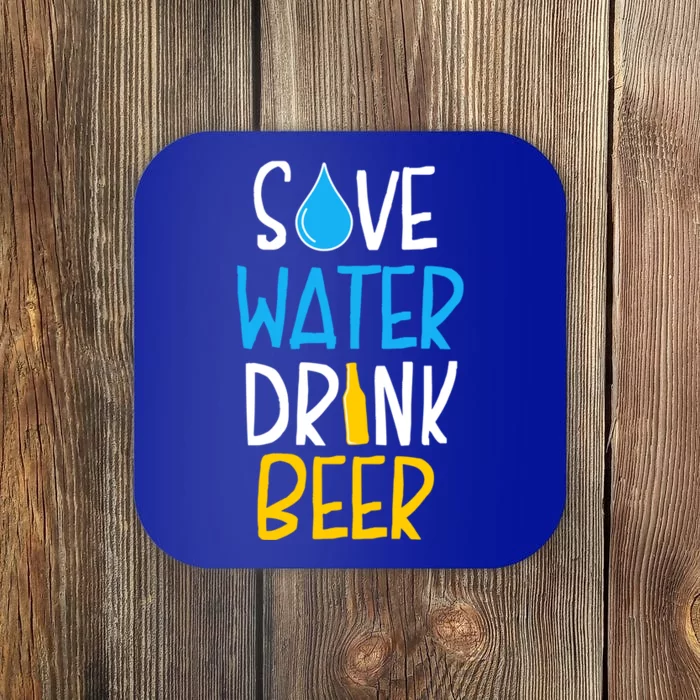 Save Water Beer Gift Coaster